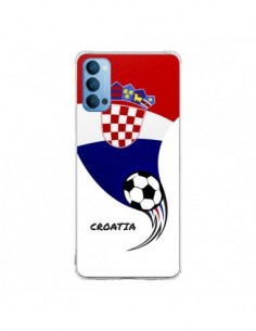 Coque Oppo Reno4 Pro 5G Equipe Croatie Croatia Football -...