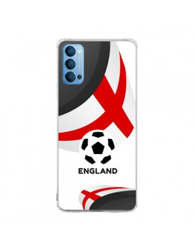 Coque Oppo Reno4 Pro 5G Equipe Angleterre Football - Madotta