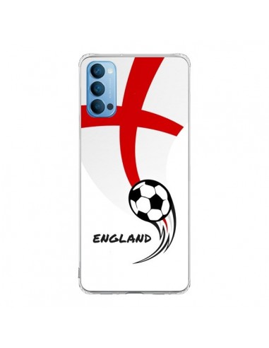 Coque Oppo Reno4 Pro 5G Equipe Angleterre England Football - Madotta