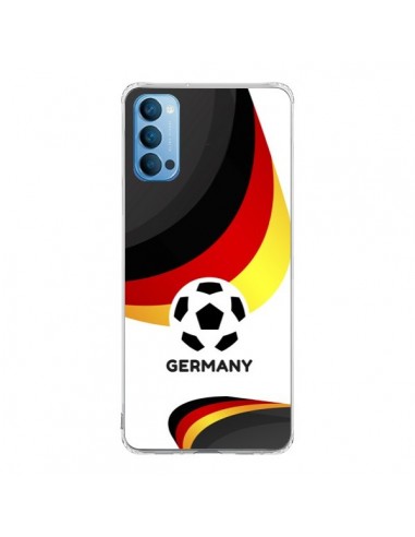 Coque Oppo Reno4 Pro 5G Equipe Allemagne Football - Madotta