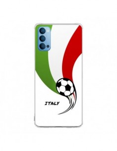 Coque Oppo Reno4 Pro 5G Equipe Italie Italia Football -...