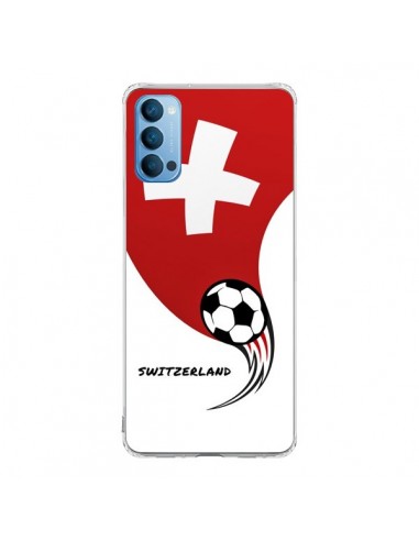 Coque Oppo Reno4 Pro 5G Equipe Suisse Switzerland Football - Madotta