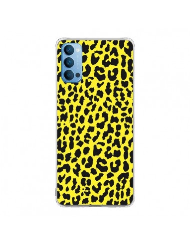 Coque Oppo Reno4 Pro 5G Leopard Jaune - Mary Nesrala