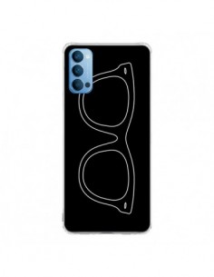 Coque Oppo Reno4 Pro 5G Lunettes Noires - Mary Nesrala