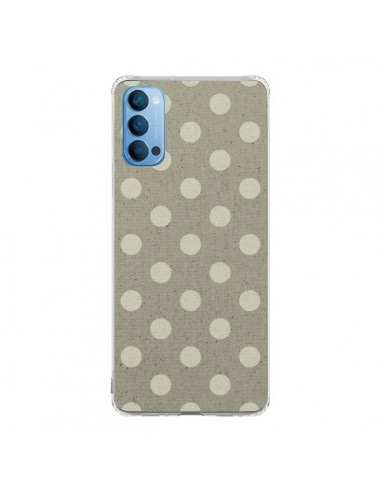 Coque Oppo Reno4 Pro 5G Pois Polka Camel - Mary Nesrala