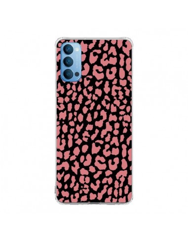 Coque Oppo Reno4 Pro 5G Leopard Corail - Mary Nesrala