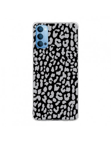 Coque Oppo Reno4 Pro 5G Leopard Gris - Mary Nesrala