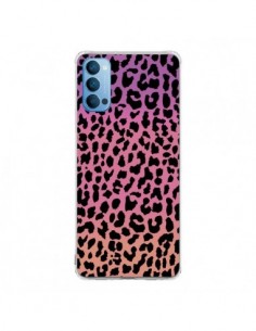 Coque Oppo Reno4 Pro 5G Leopard Hot Rose Corail - Mary...