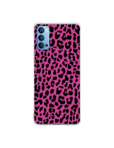 Coque Oppo Reno4 Pro 5G Leopard Rose Pink Neon - Mary Nesrala