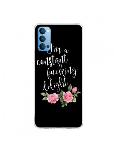 Coque Oppo Reno4 Pro 5G Fucking Delight Fleurs - Maryline Cazenave