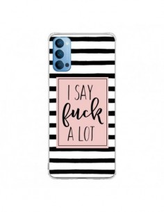 Coque Oppo Reno4 Pro 5G Say Fuck A Lot Bandes - Maryline...