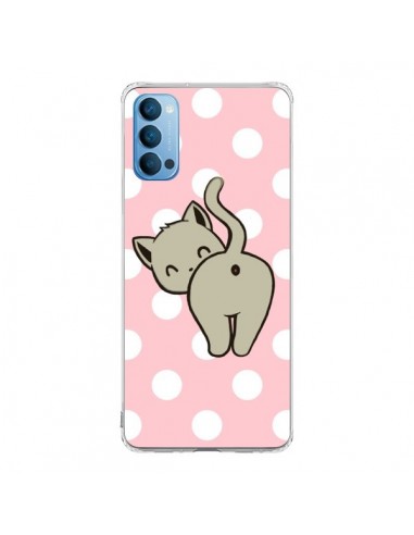 Coque Oppo Reno4 Pro 5G Chat Chaton Pois - Maryline Cazenave