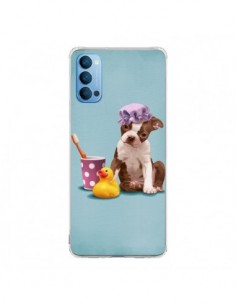 Coque Oppo Reno4 Pro 5G Chien Dog Canard Fille - Maryline...