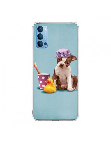 Coque Oppo Reno4 Pro 5G Chien Dog Canard Fille - Maryline Cazenave