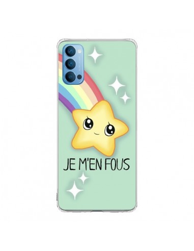 Coque Oppo Reno4 Pro 5G Etoile Je m'en fous - Maryline Cazenave