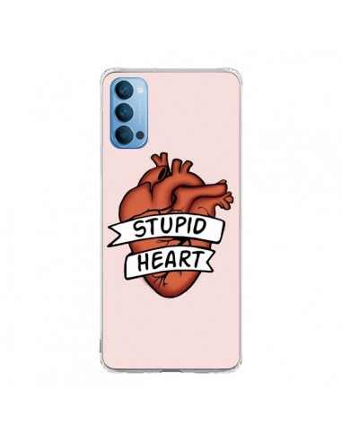 Coque Oppo Reno4 Pro 5G Stupid Heart Coeur - Maryline Cazenave
