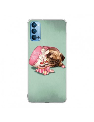 Coque Oppo Reno4 Pro 5G Chien Dog Cupcakes Gateau Bonbon Boite - Maryline Cazenave