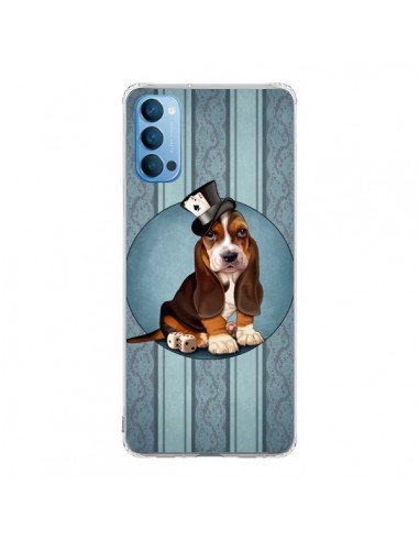 Coque Oppo Reno4 Pro 5G Chien Dog Jeu Poket Cartes - Maryline Cazenave