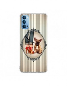 Coque Oppo Reno4 Pro 5G Lady Jambes Chien Dog - Maryline...
