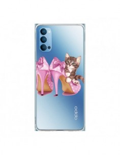 Coque Oppo Reno4 Pro 5G Chaton Chat Kitten Chaussures...