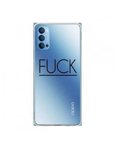 Coque Oppo Reno4 Pro 5G Fuck Transparente - Maryline Cazenave