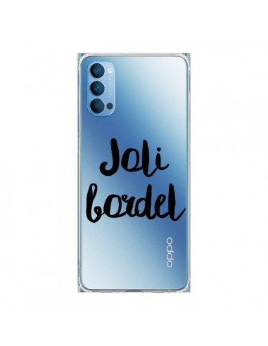 Coque Oppo Reno4 Pro 5G Joli Bordel Transparente - Maryline Cazenave