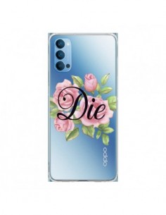 Coque Oppo Reno4 Pro 5G Die Fleurs Transparente -...