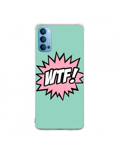 Coque Oppo Reno4 Pro 5G WTF Bulles BD Comics - Maryline Cazenave