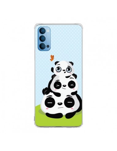 Coque Oppo Reno4 Pro 5G Panda Famille - Maria Jose Da Luz