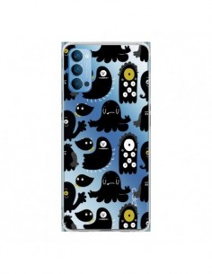 Coque Oppo Reno4 Pro 5G Monsters Monstres Pattern...