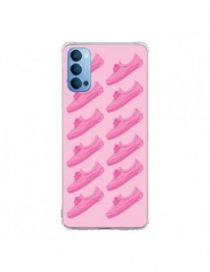 Coque Oppo Reno4 Pro 5G Pink Rose Vans Chaussures -...