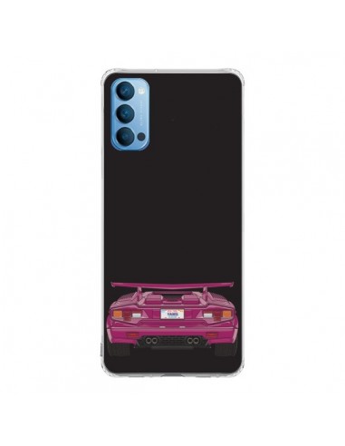 Coque Oppo Reno4 Pro 5G Yamborhini Voiture - Mikadololo