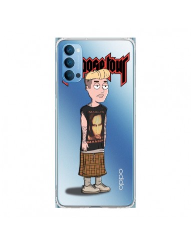 Coque Oppo Reno4 Pro 5G Bieber Marilyn Manson Fan Transparente - Mikadololo