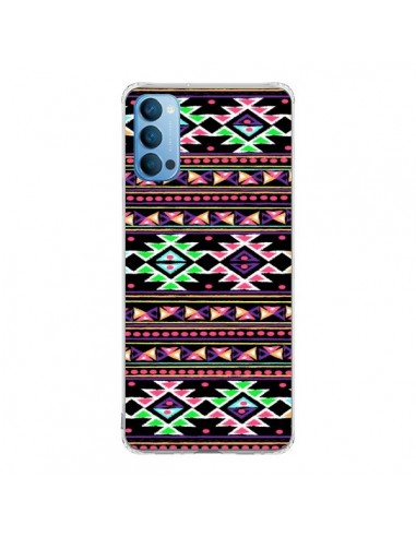 Coque Oppo Reno4 Pro 5G Black Aylen Azteque - Monica Martinez