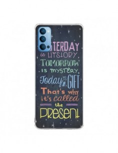 Coque Oppo Reno4 Pro 5G Today is a gift Cadeau -...