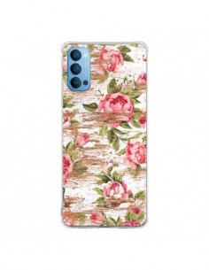 Coque Oppo Reno4 Pro 5G Eco Love Pattern Bois Fleur -...
