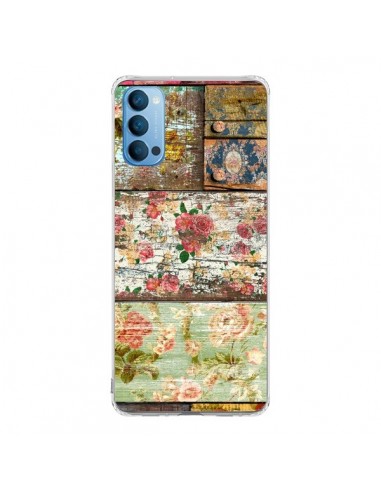 Coque Oppo Reno4 Pro 5G Lady Rococo Bois Fleur - Maximilian San