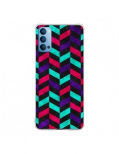 Coque Oppo Reno4 Pro 5G Azteque Geometric Mundo -...