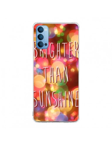 Coque Oppo Reno4 Pro 5G Brighter Than Sunshine Paillettes - Maximilian San