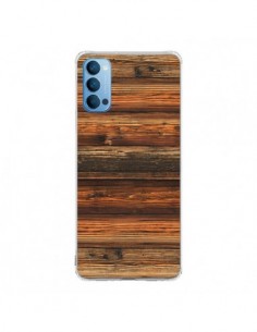 Coque Oppo Reno4 Pro 5G Style Bois Buena Madera -...