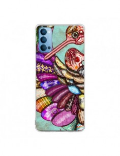 Coque Oppo Reno4 Pro 5G Paon Multicolore Eco Bird -...
