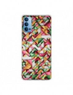 Coque Oppo Reno4 Pro 5G Azteque Triangle Geometric World...