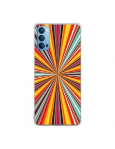Coque Oppo Reno4 Pro 5G Horizon Bandes Multicolores -...