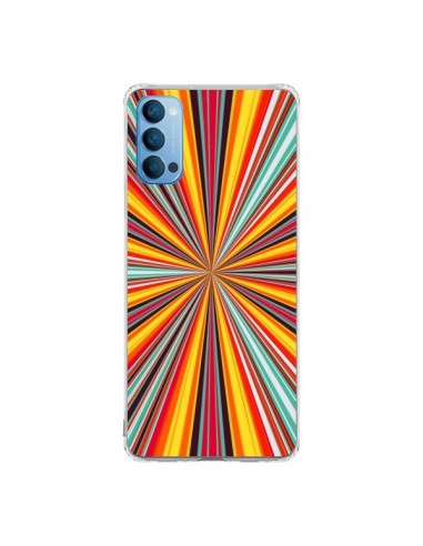 Coque Oppo Reno4 Pro 5G Horizon Bandes Multicolores - Maximilian San