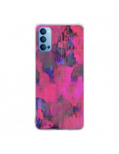 Coque Oppo Reno4 Pro 5G Fleurs Rose Lysergic Pink -...