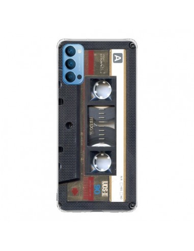 Coque Oppo Reno4 Pro 5G Cassette Gold K7 - Maximilian San