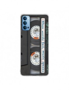 Coque Oppo Reno4 Pro 5G Cassette Words K7 - Maximilian San
