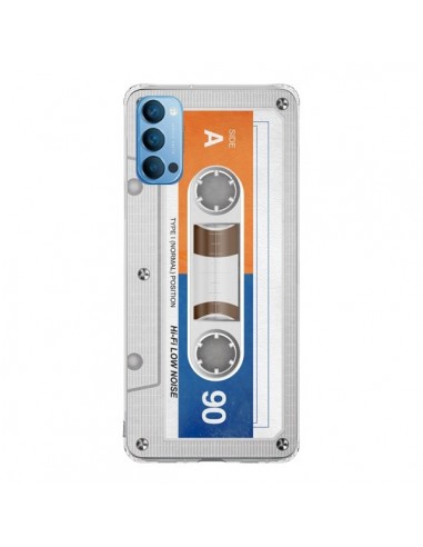 Coque Oppo Reno4 Pro 5G White Cassette K7 - Maximilian San