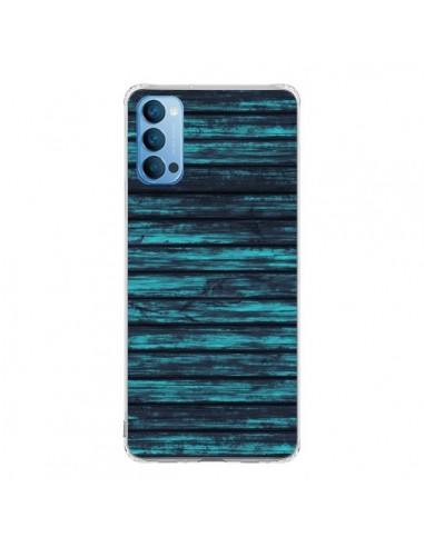 Coque Oppo Reno4 Pro 5G Blue Moon Wood Bois - Maximilian San