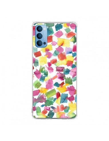 Coque Oppo Reno4 Pro 5G Abstract Spring Colorful - Ninola Design